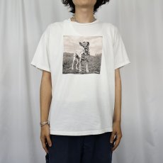 画像2: 90's GAP USA製 犬プリントTシャツ M (2)