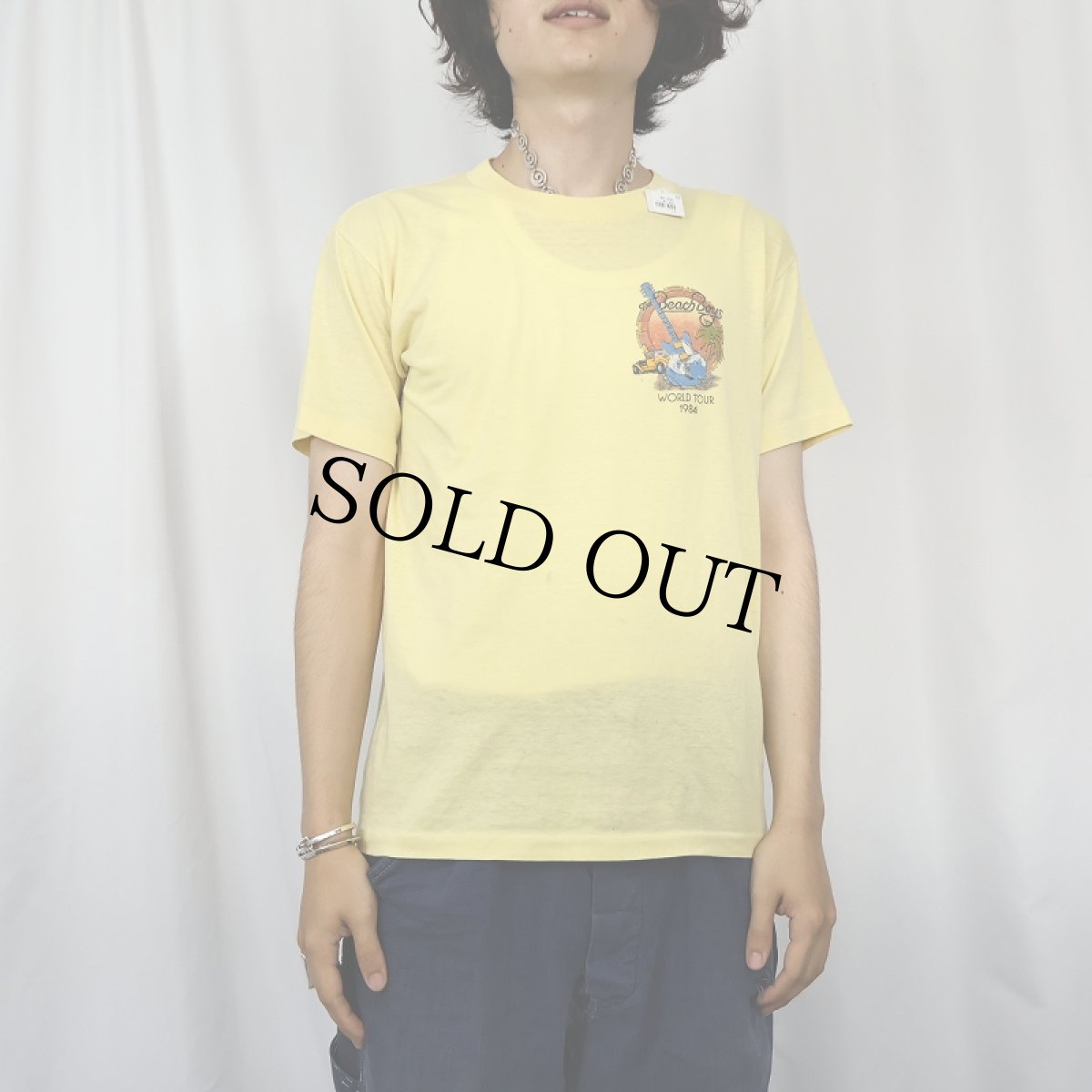 画像3: 1984 The Beach Boys ロックバンドツアーTシャツ (3)