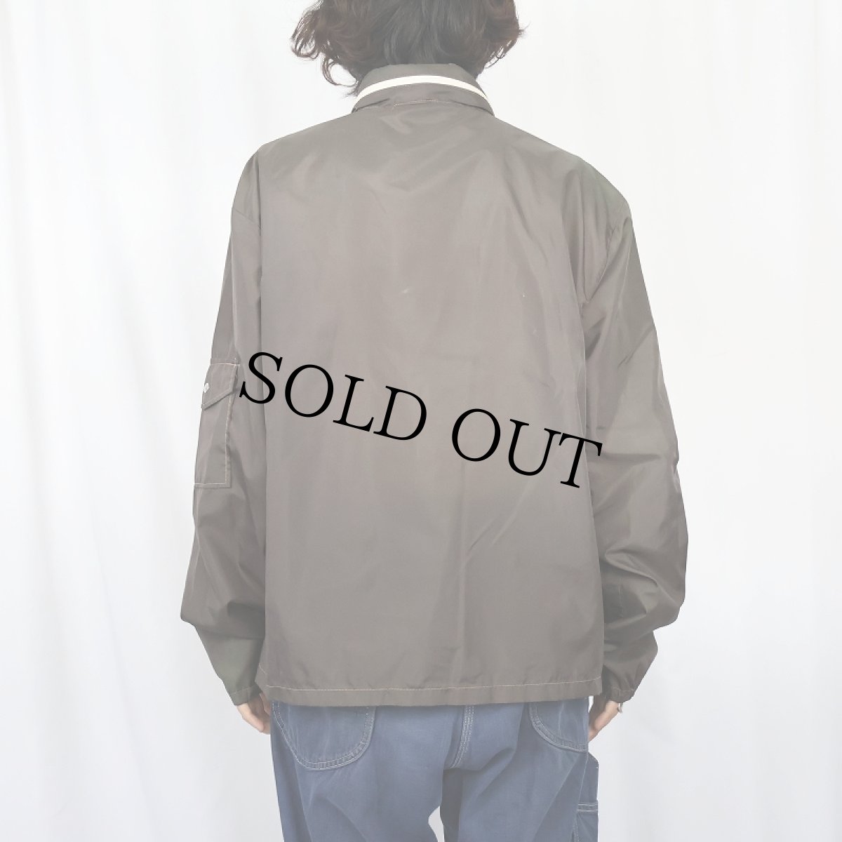 画像3: 70's BRANFORD ナイロンレーシングジャケット BROWN XL (3)