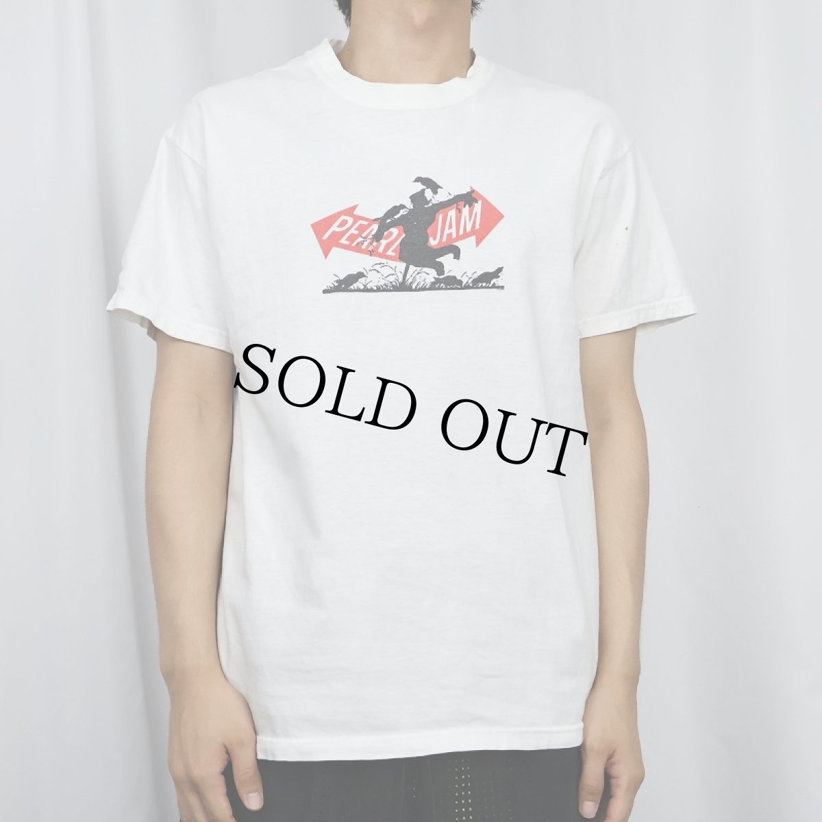 画像3: 2003 PEARL JAM "RIOT ACT 2003" ロックバンドツアーTシャツ L (3)