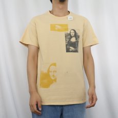 画像3: MAD ENGINE "Mona Lisa" アートプリントTシャツ M (3)