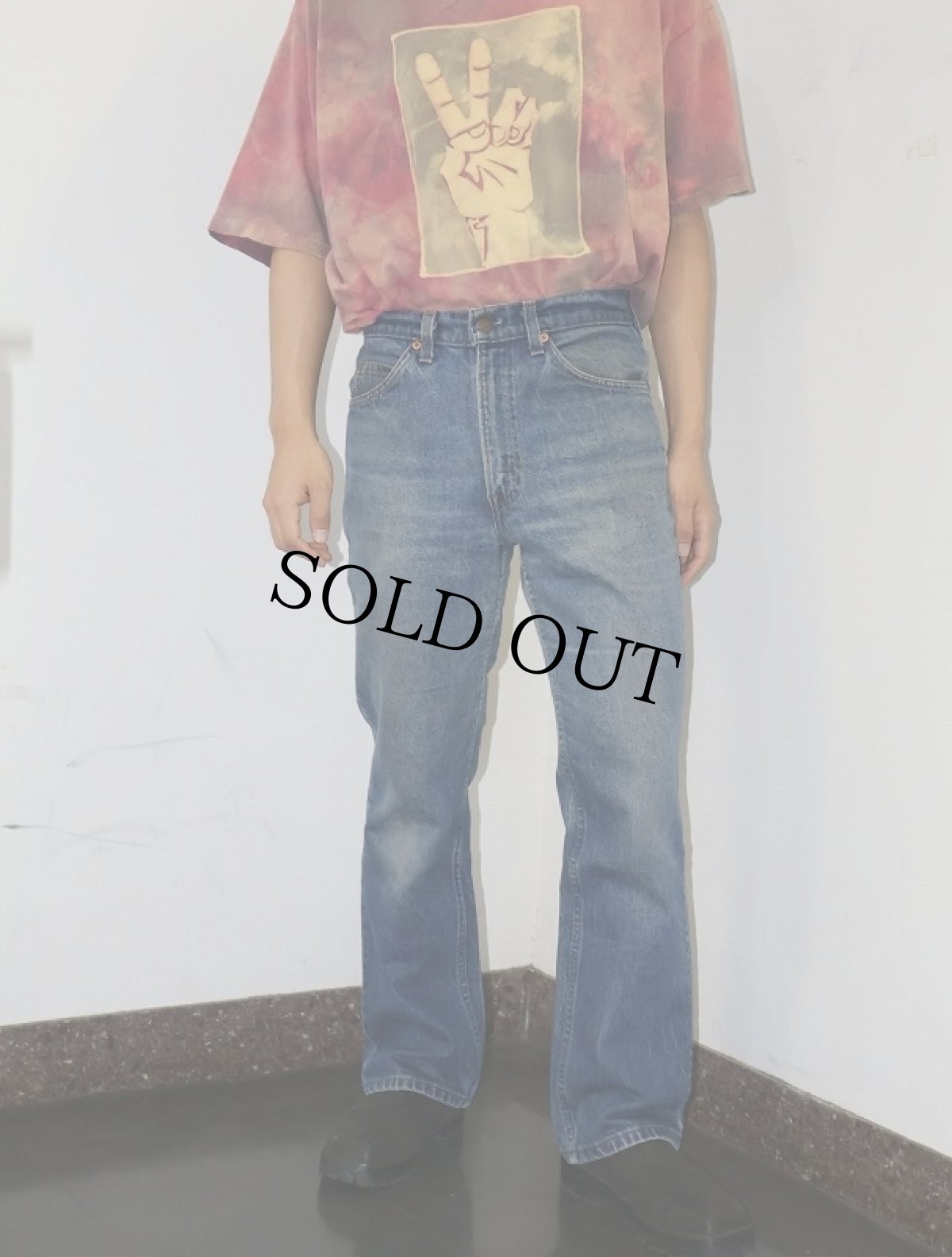 画像3: 90's Levi's 517 USA製 オレンジタブ ブーツカットデニムパンツ W31 (3)