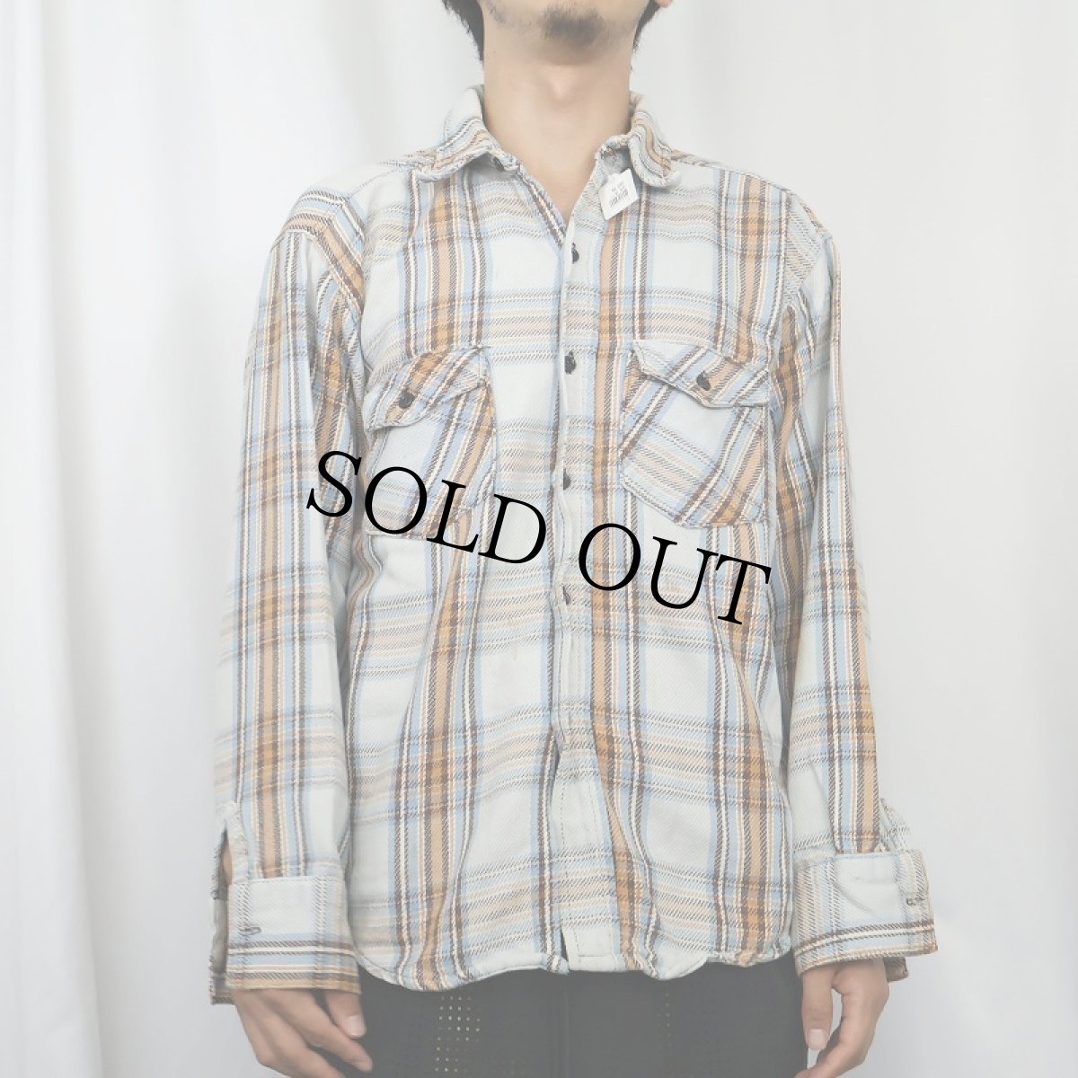 画像2: 70〜80's FROSTPROOF USA製 チェック柄 ヘビーネルシャツ XL (2)