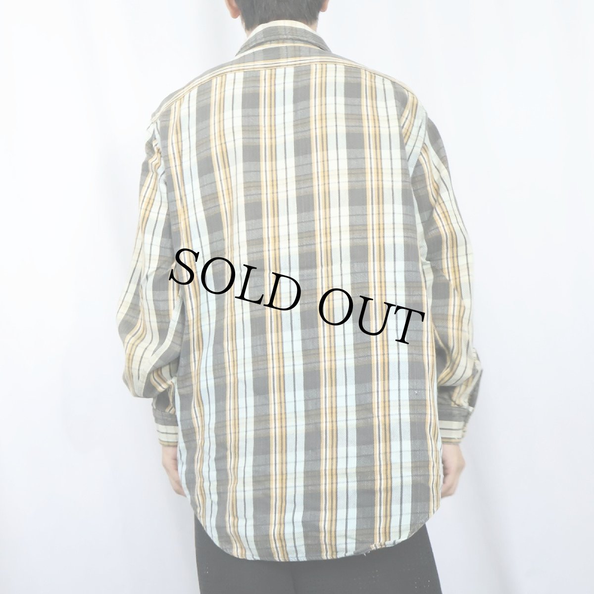 画像3: 70's MONTGOMERY WARD チェック柄 ヘビーネルシャツ XL (3)