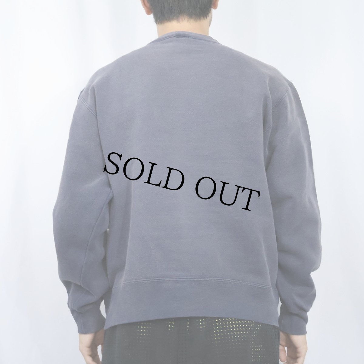 画像3: 90's Champion USA製 ロゴ刺繍 前Vスウェット M (3)