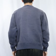 画像3: 90's Champion USA製 ロゴ刺繍 前Vスウェット M (3)
