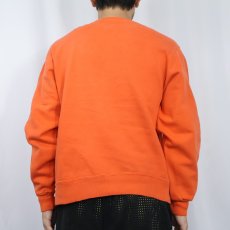 画像3: 90's Champion USA製 ロゴ刺繍 前Vスウェット L (3)