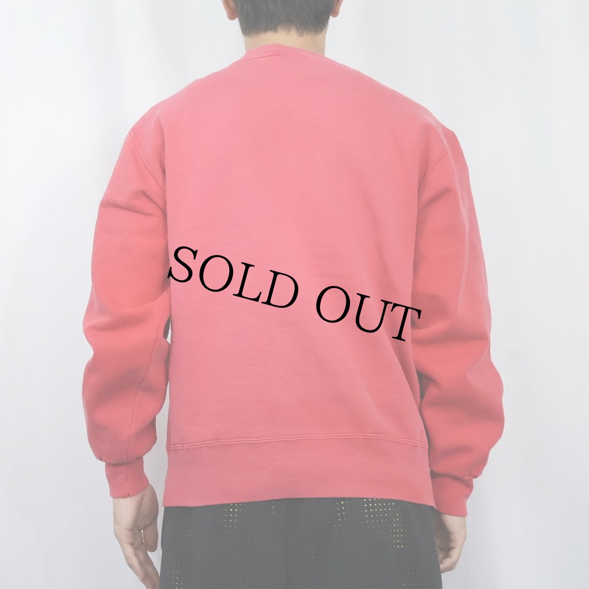 画像3: 90's Champion USA製 ロゴ刺繍 前Vスウェット L (3)