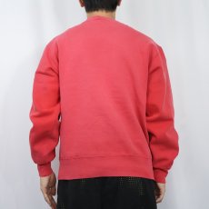 画像3: 90's Champion USA製 ロゴ刺繍 前Vスウェット L (3)