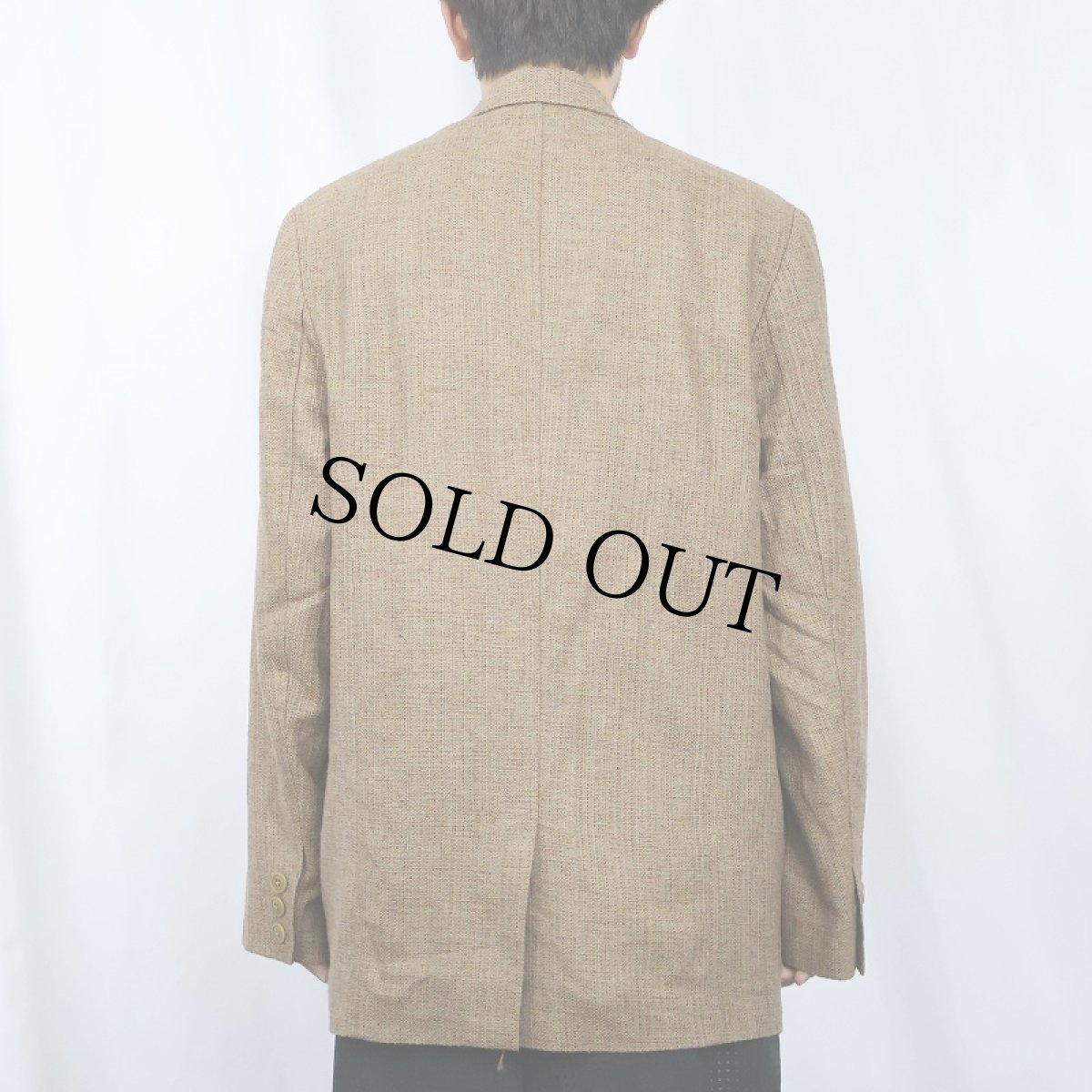 画像3: THE TERRITORY AHEAD アセテートテーラードジャケット M (3)