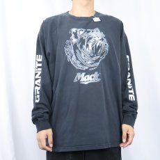 画像2: Mack Trucks トラックメーカー ロゴプリントロンT BLACK 2XL (2)