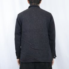画像3: 60's BRENT ネップ混 ウールシャツ SIZE20 (3)
