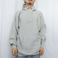 画像2: 70〜80's Champion REVERSE WEAVE 青単色タグ USA製 "SDSM" スウェットフーディー XL (2)