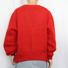 画像3: 60's The Sportsman モヘア×ウールニットカーディガン L (3)