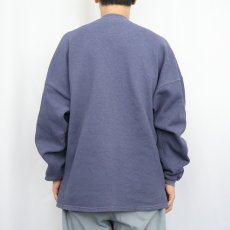 画像3: 90's RUSSELL ATHLETIC USA製 ヘンリーネック 鹿の子スウェット XL (3)