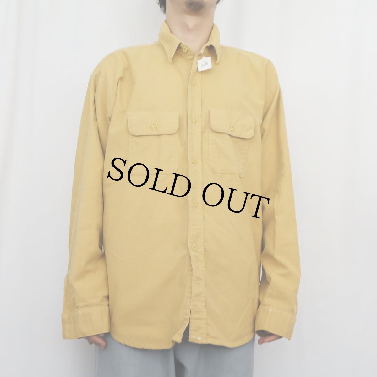 画像2: 80's FIVE BROTHER USA製 シャモアクロスシャツ XL (2)