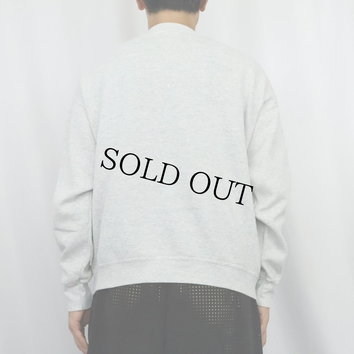 画像3: 90's Jean Calvin × Thomas Hobbes 偉人プリントスウェット L (3)