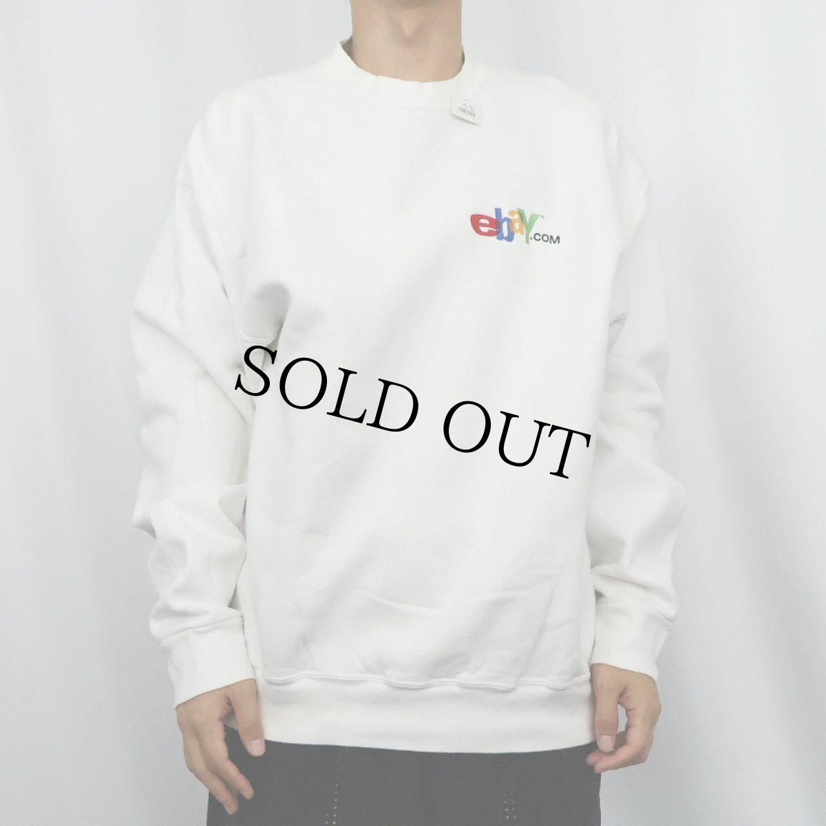 画像2: ebay オンラインマーケットプレイス ロゴ刺繍スウェット XL (2)