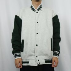 画像2: 90〜2000's FRUIT OF THE LOOM 2トーン スウェットスタジャン XL (2)
