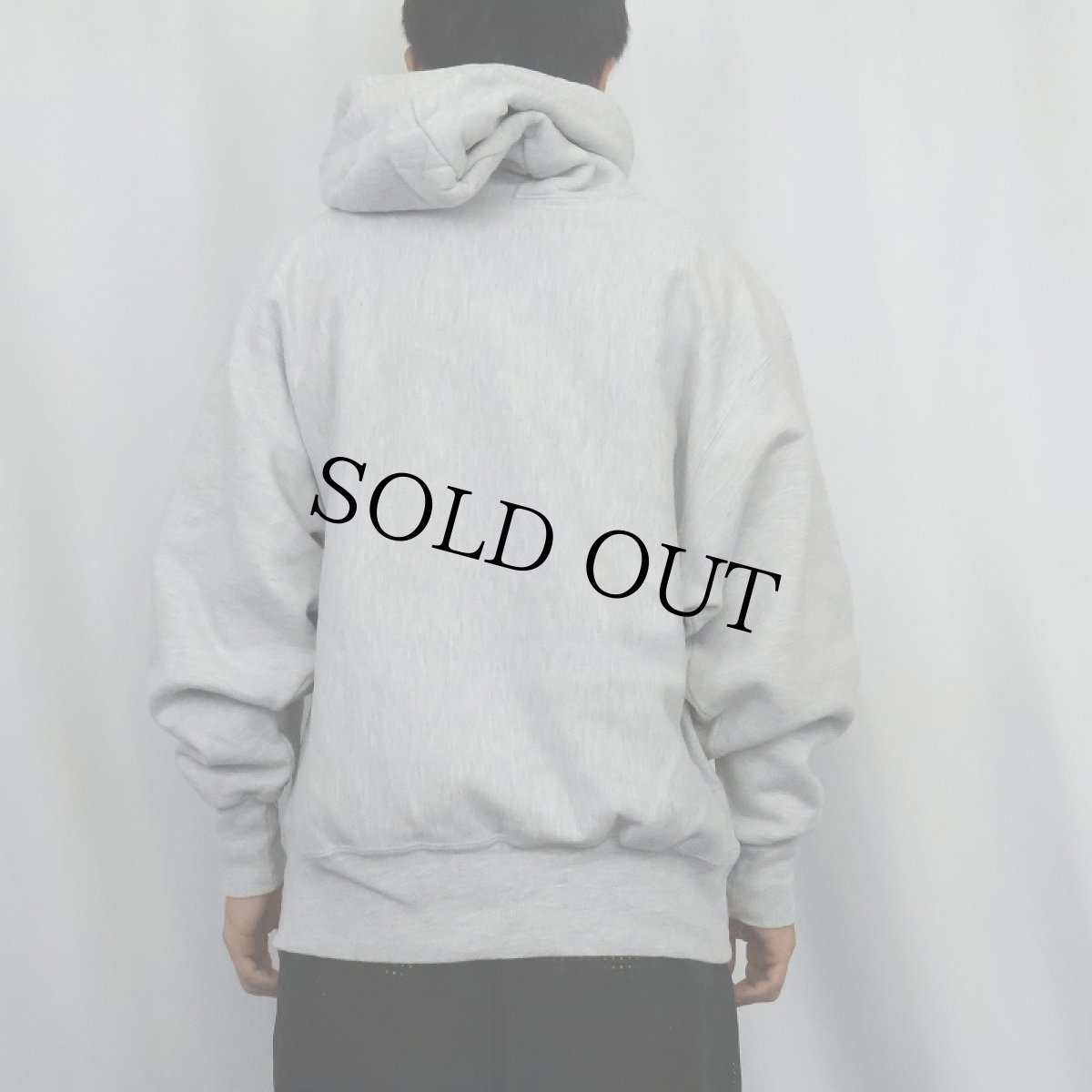 画像3: Champion REVERSE WEAVE 目無し スウェットフーディー L (3)