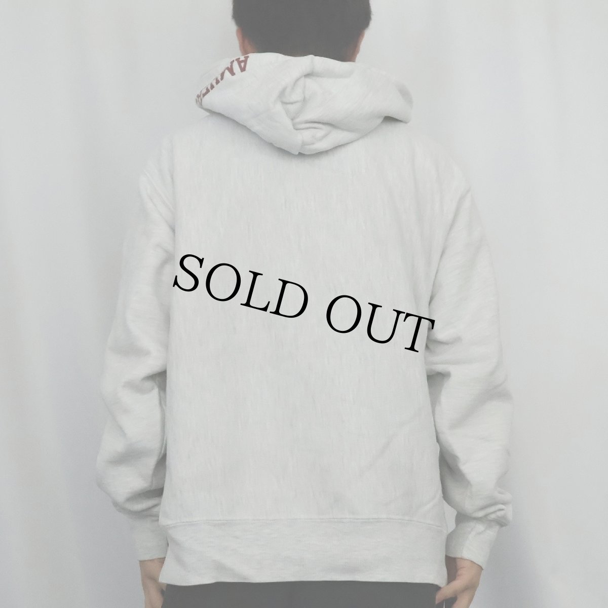 画像3: 2000's Champion REVERSE WEAVE "UNIVERSITY OF MASSACHUSETTS" プリントスウェットフーディー M (3)