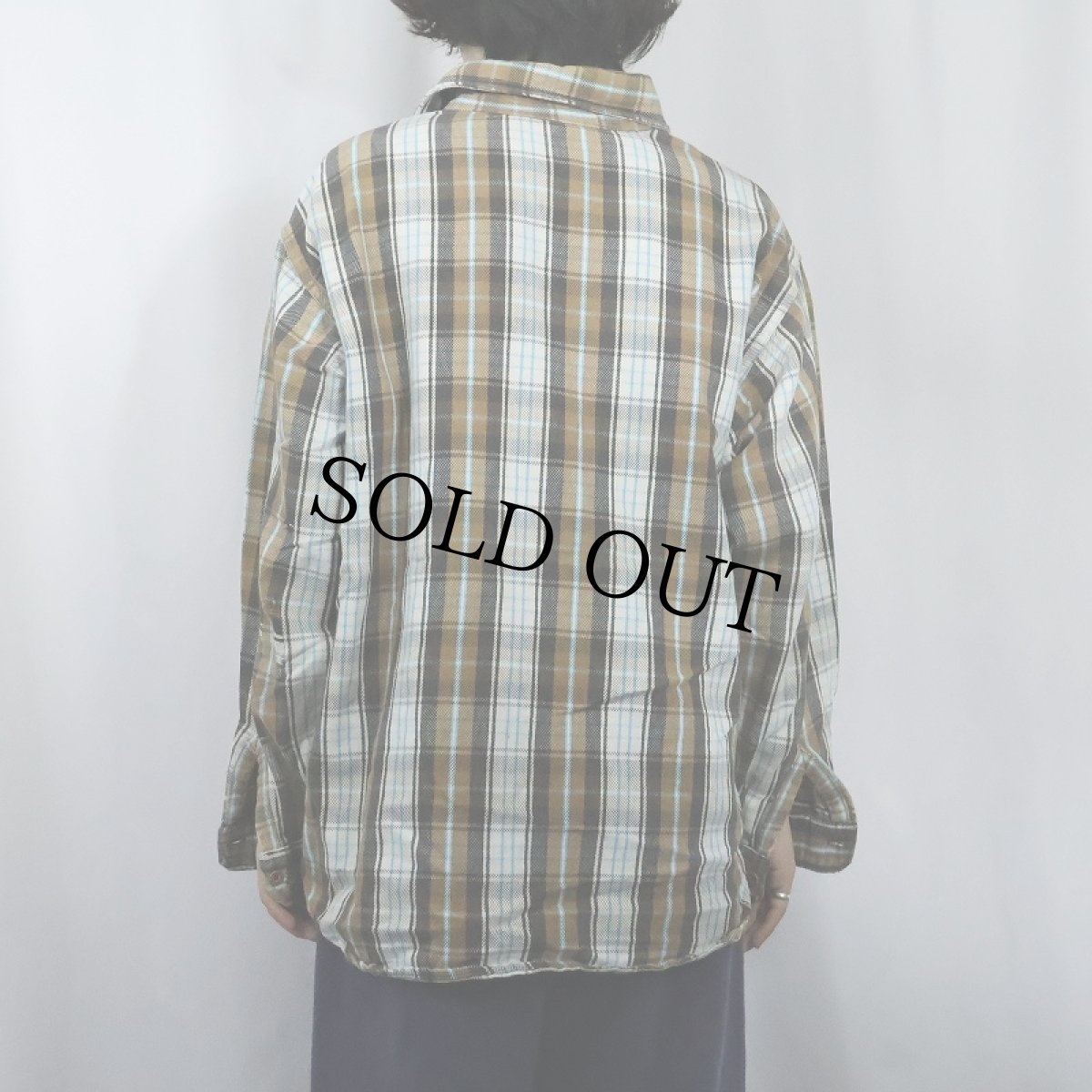 画像3: 80's BIG MAC USA製 チェック柄 ヘビーネルシャツ XL (3)