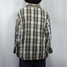 画像3: 80's BIG MAC USA製 チェック柄 ヘビーネルシャツ XL (3)