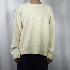 画像2: 80〜90's Eddie Bauer コットンニットセーター L (2)