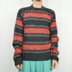 画像2: 50〜60's McGREGOR USA製 ノルディック柄 アクリルニットセーター SIZE42 (2)