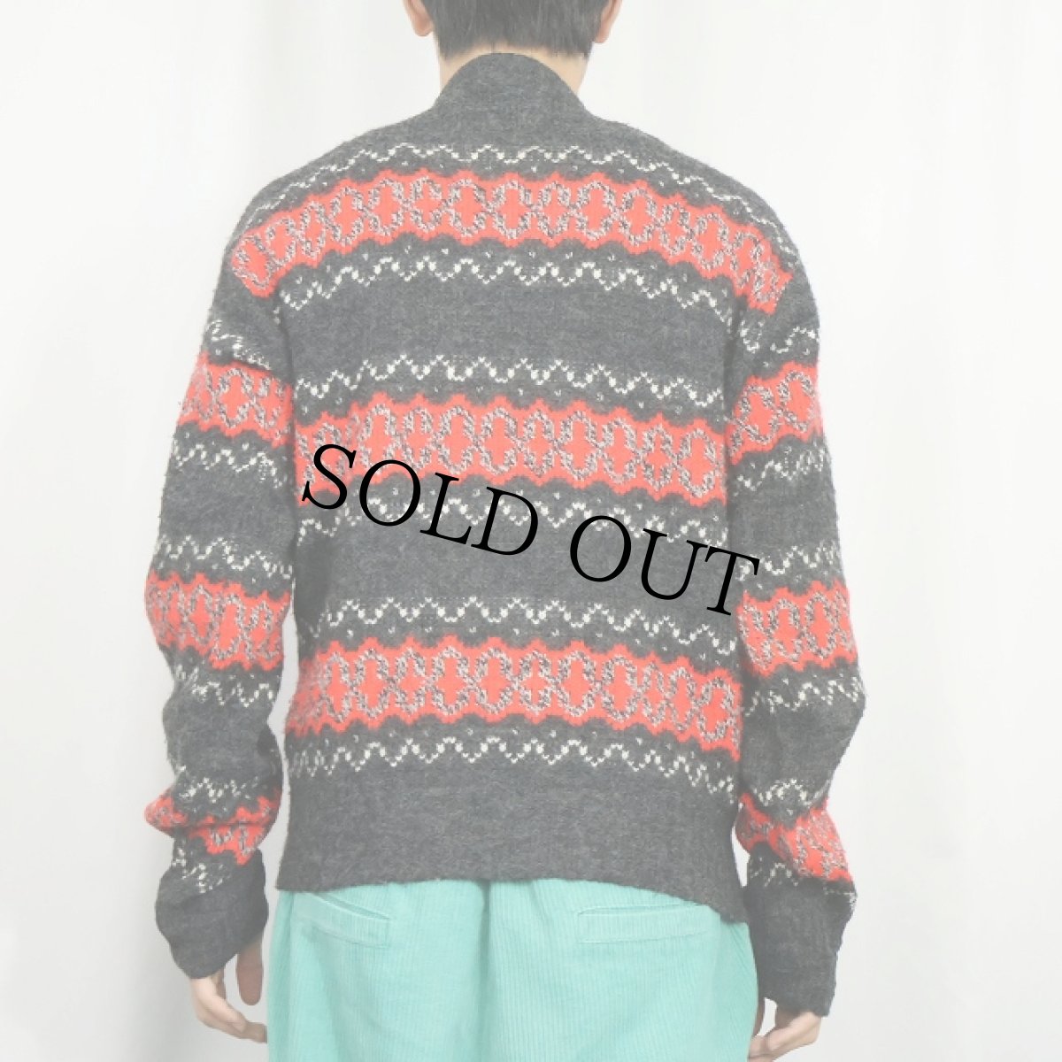 画像5: 50〜60's McGREGOR USA製 ノルディック柄 アクリルニットセーター SIZE42 (5)