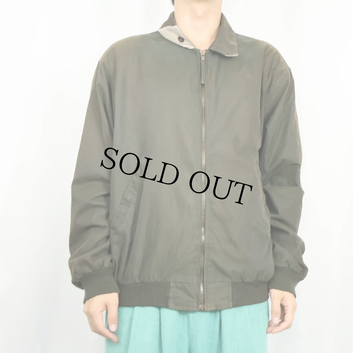 画像2: NATURAL ISSUE ポリエステル×ナイロンスイングトップ M (2)