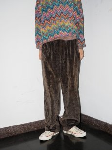 画像1: BACHRACH CANADA製 ヘリンボーン柄 2タック ベロアスラックス W35 (1)