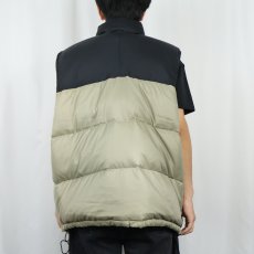 画像3: 90's Eddie Bauer EBTEK 2トーン グースダウンベスト XL (3)