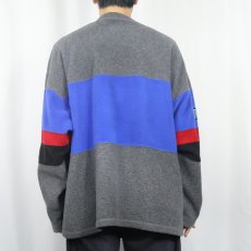 画像3: 90's Eddie Bauer EBTEK USA製 "POLARTEC" 切り替えデザイン フリースプルオーバー XL (3)