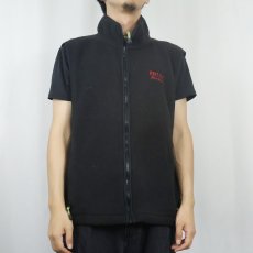 画像2: 90's Eddie Bauer EBTEK USA製 "POLARTEC" ロゴ刺繍 フリースベスト BLACK L (2)