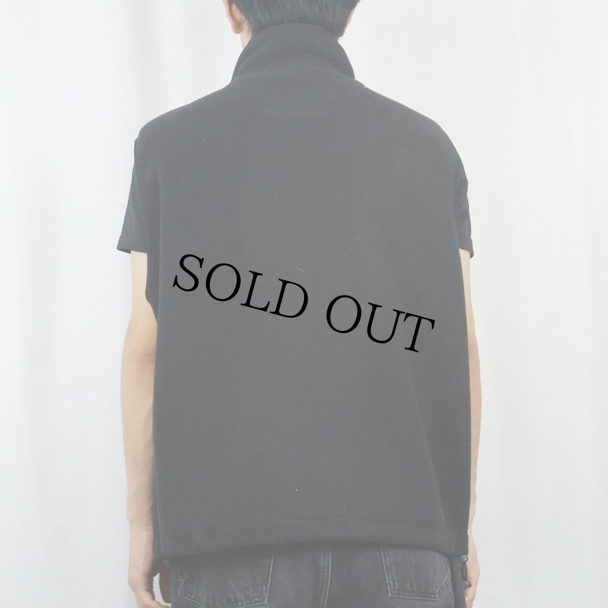 画像3: 90's Eddie Bauer EBTEK USA製 "POLARTEC" ロゴ刺繍 フリースベスト BLACK L (3)