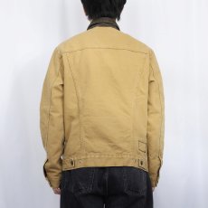 画像5: Levi's 72890 チェック柄ライナー コットンキャンバスジャケット M (5)