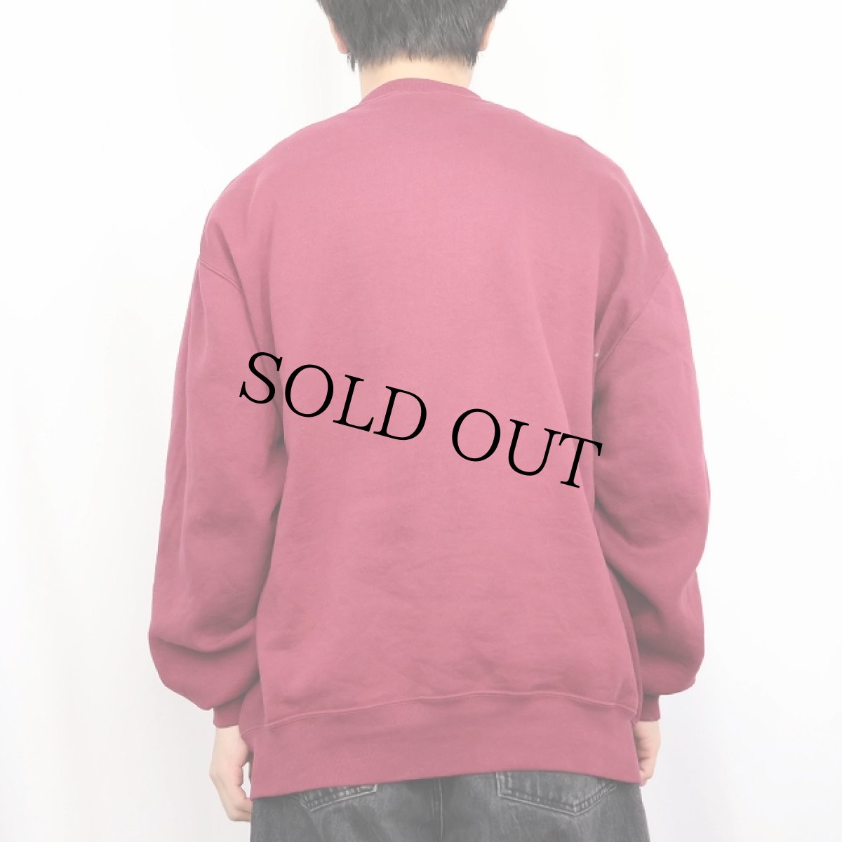 画像3: 90's RUSSELL ATHLETIC USA製 前V 無地スウェット XL (3)