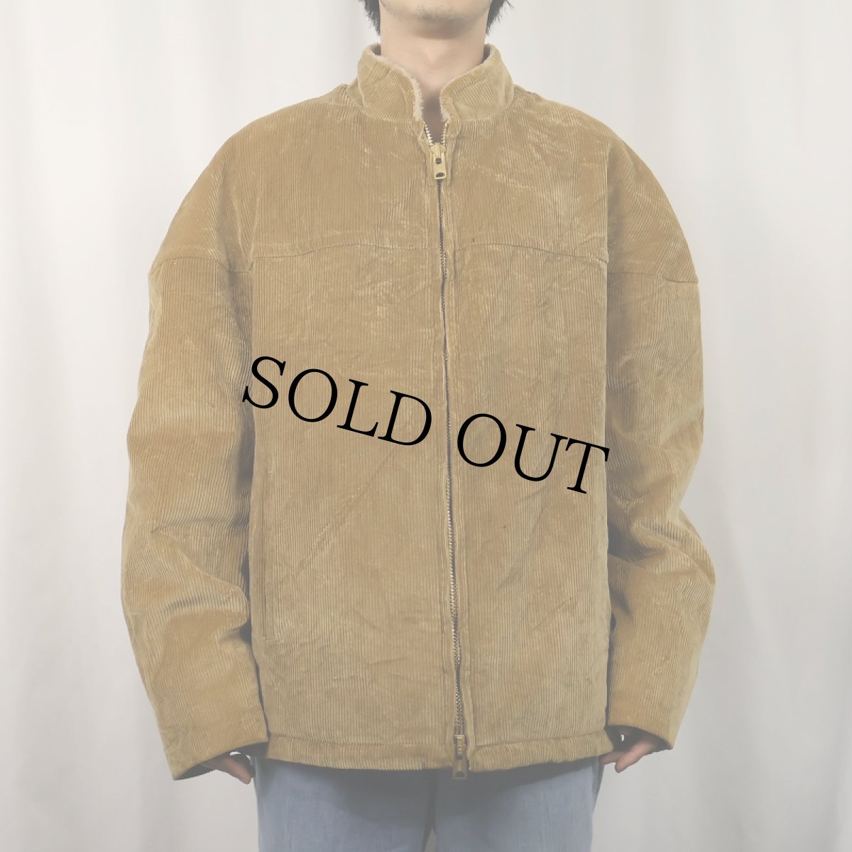 画像2: 70's ZERO KING USA製 ボアライナー コーデュロイジャケット SIZE46L (2)