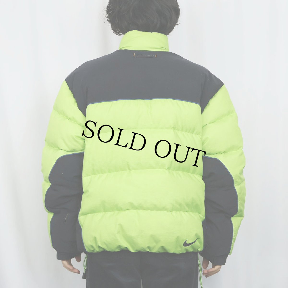 画像3: 2000's NIKE ACG "THERMAL LAYER 2" ロゴ刺繍 2トーン ダウンジャケット L (3)