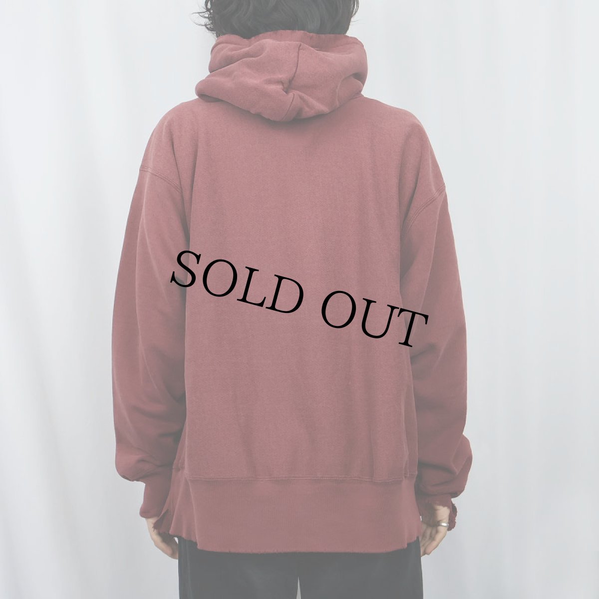 画像3: Champion REVERSE WEAVE "UNIVERSITY OF MASSACHUSETTS" プリントスウェットフーディー XL (3)