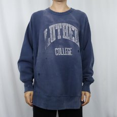 画像2: 90's Lee REVERSE WEAVE TYPE "LUTHER COLLEGE" プリントスウェット (2)
