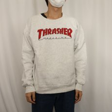 画像2: THRASHER ロゴプリントスウェット M (2)