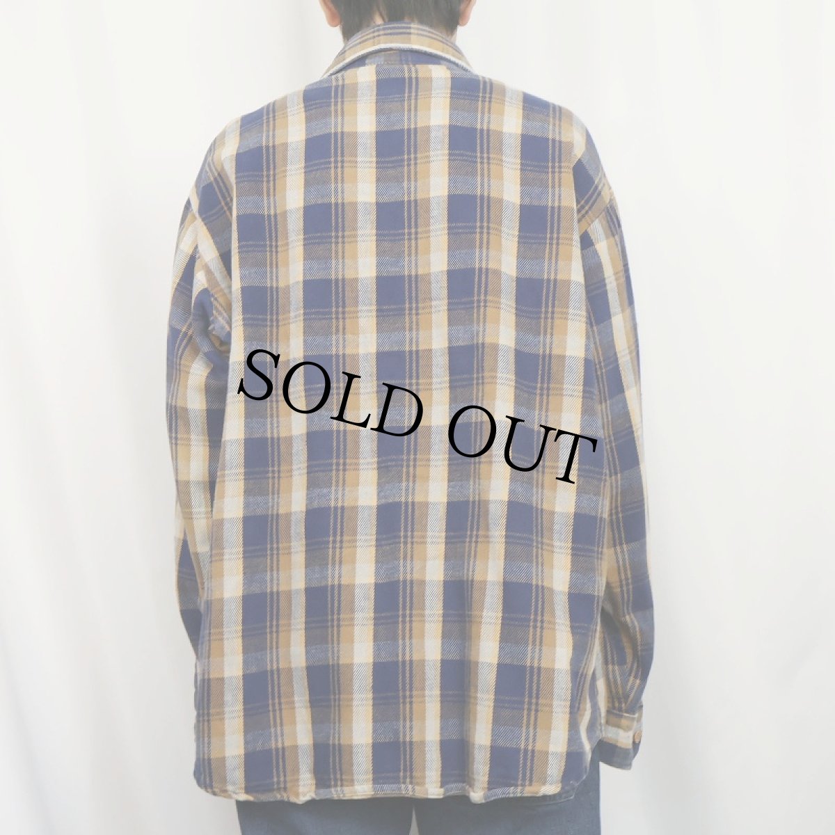 画像3: 80's BIG MAC USA製 チェック柄 ヘビーネルシャツ XL (3)