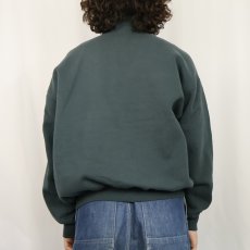 画像3: 90's RUSSELL ATHLETIC USA製 ハーフジップ 無地スウェット XL (3)