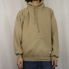 画像2: 90's RUSSELL ATHLETIC USA製 無地スウェットフーディー XL (2)