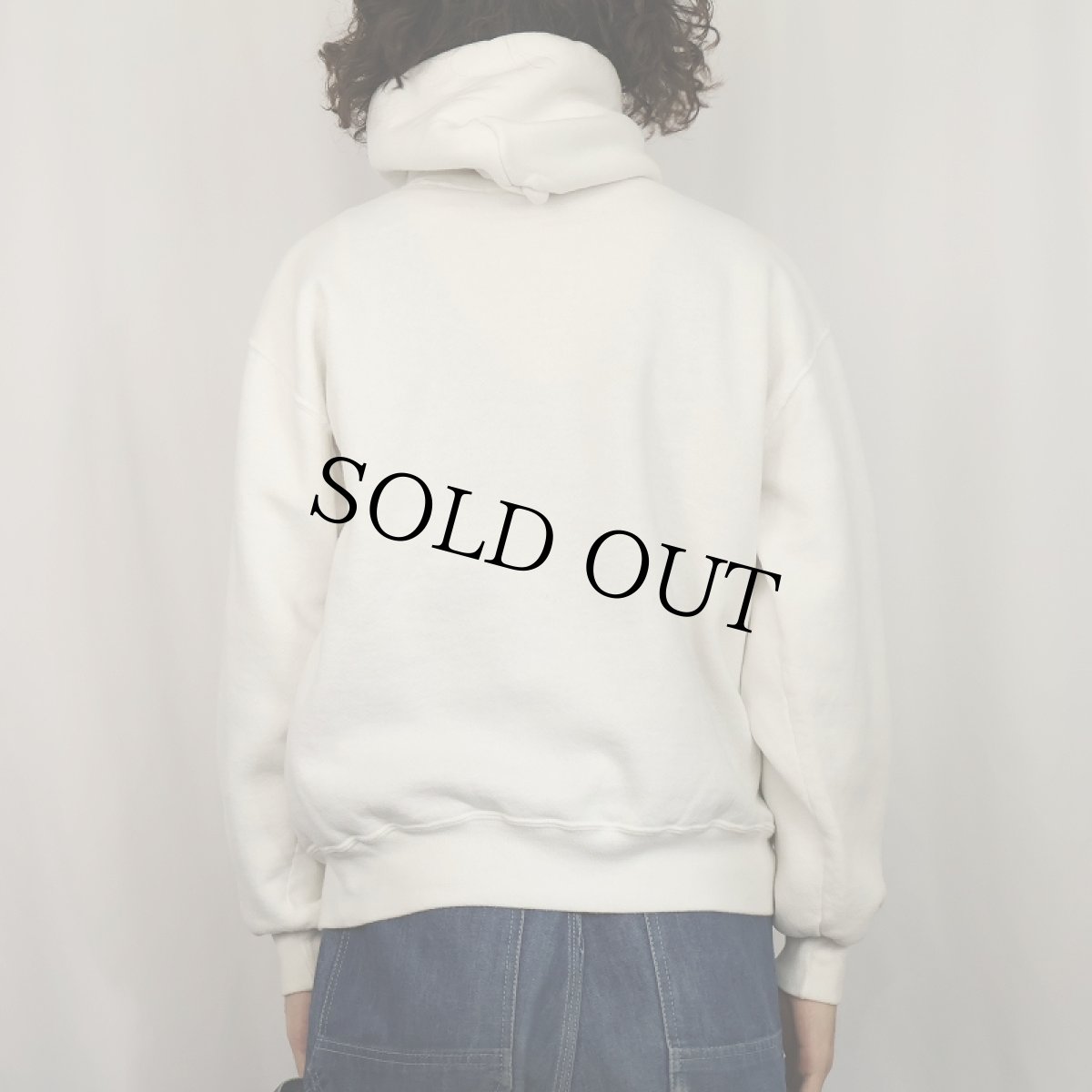 画像3: 90's RUSSELL ATHLETIC USA製 無地スウェットフーディー L (3)