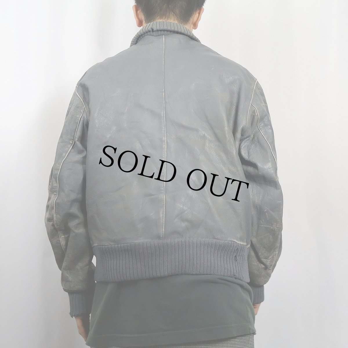 画像3: 民間品 ドイツ軍 フライトレザージャケット SIZE4 (3)