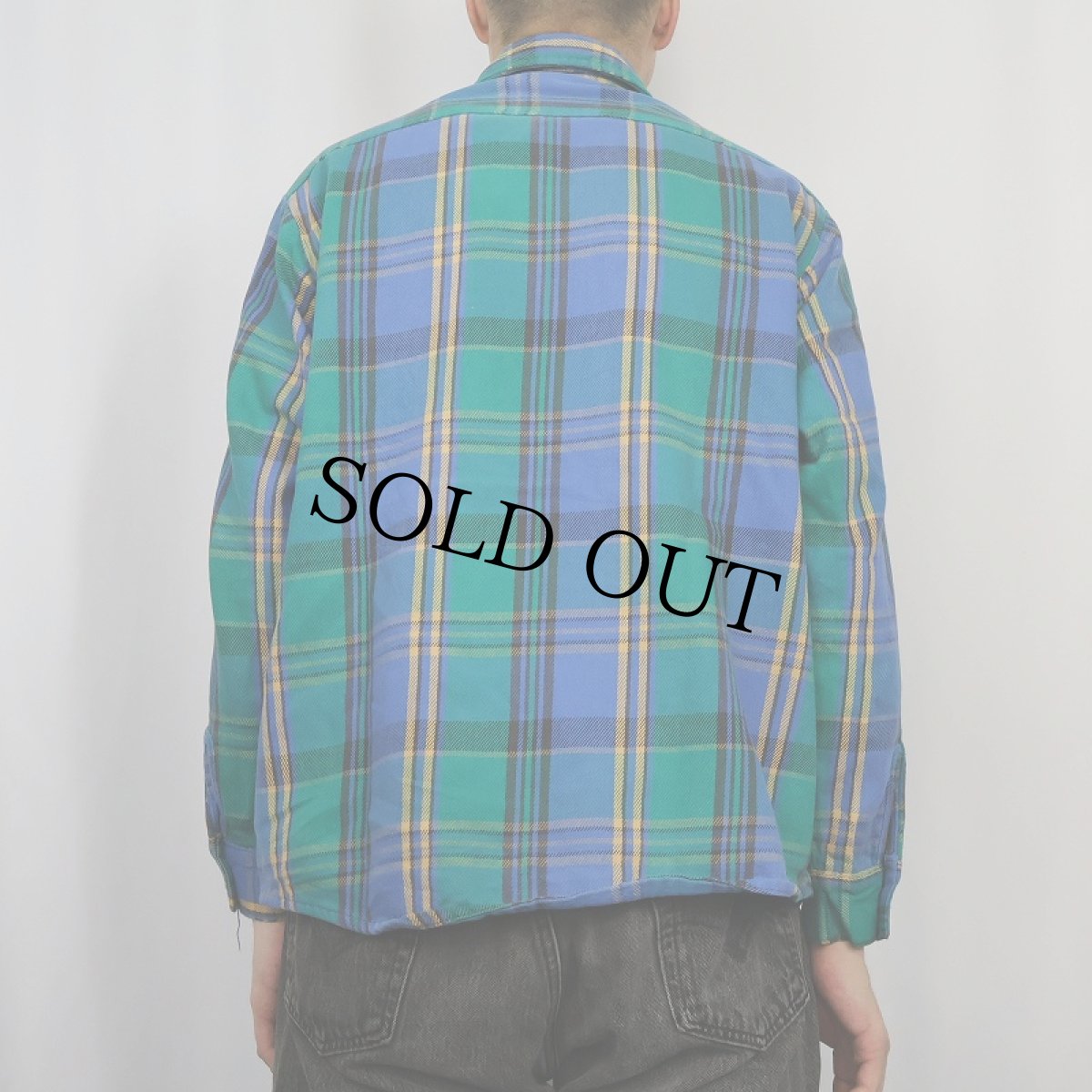 画像3: 90's FIVE BROTHERS チェック柄 ヘビーネルシャツ L (3)