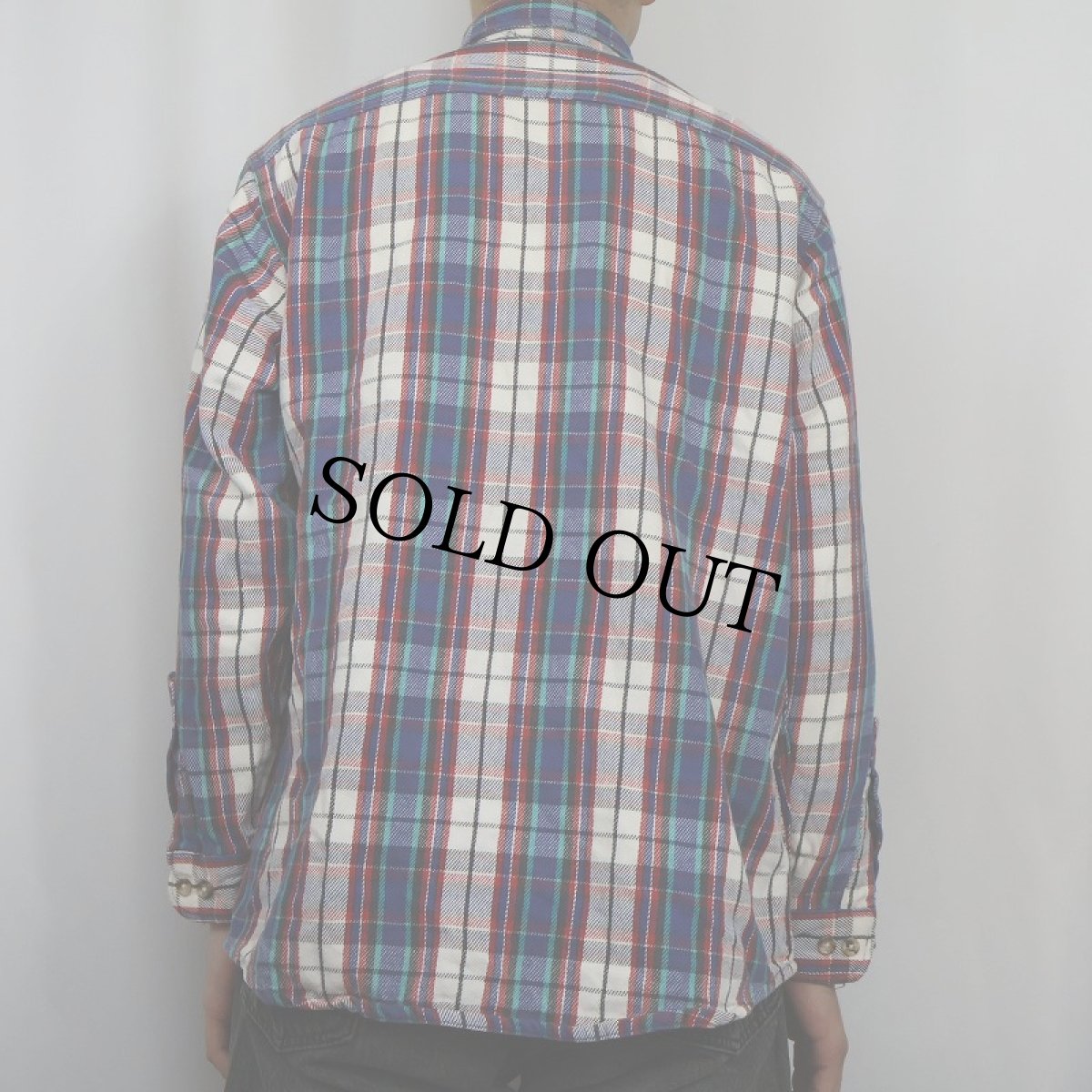 画像3: 90's FIVE BROTHERS チェック柄 ヘビーネルシャツ (3)